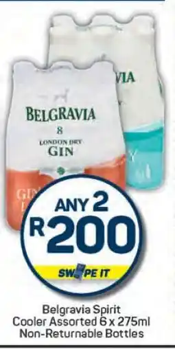 Pick n Pay Belgravia Spirit Cooler Assorted 6 x 275ml offer