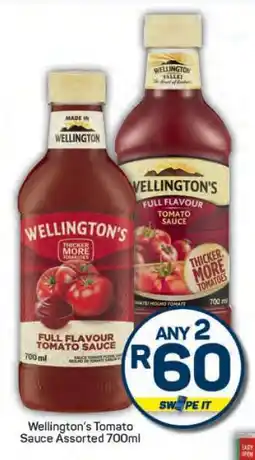 Pick n Pay Wellington's Tomato Sauce Assorted 700ml offer