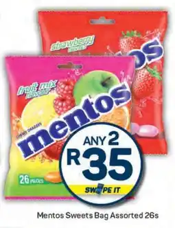 Pick n Pay Mentos Sweets Bag Assorted 26s offer