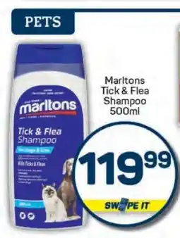 Pick n Pay Marltons Tick & Flea Shampoo 500ml offer