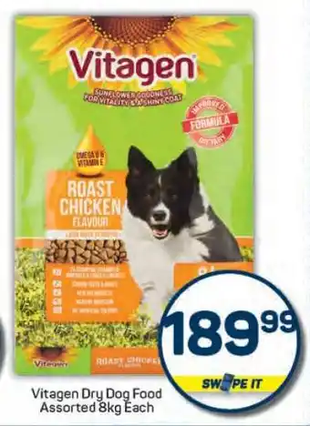 Pick n Pay Vitagen Dry Dog Food Assorted 8kg offer