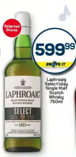 Pick n Pay Laphroaig Select Islay Single Malt Scotch Whisky 750ml offer