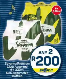 Pick n Pay Savanna Premium Cider Assorted 6 x 330ml offer
