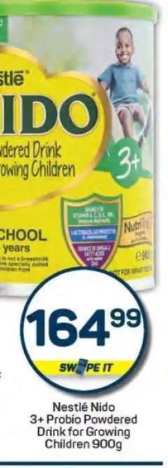 Pick n Pay Nestlé Nido 3+ Probio Powdered Drink for Growing Children 900g offer