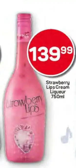 Pick n Pay Strawberry Lips Cream Liqueur 750ml offer