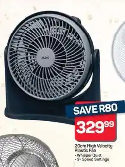 Pick n Pay 20cm High Velocity Plastic Fan offer