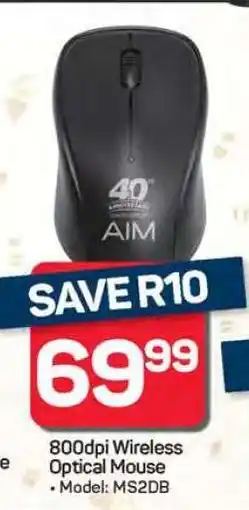 Pick n Pay 800dpi Wireless Optical Mouse offer
