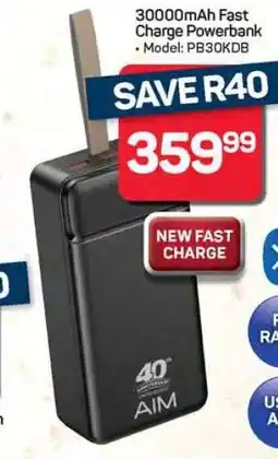 Pick n Pay 30000mAh Fast Charge Powerbank offer