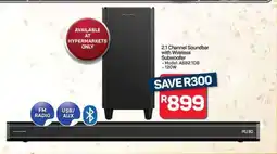 Pick n Pay 2.1 Channel Soundbar with Wireless Subwoofer offer