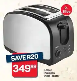 Pick n Pay 2-Slice Stainless Steel Toaster offer