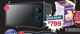 Pick n Pay 20 Litre Black Mirror Manual Microwave Oven offer