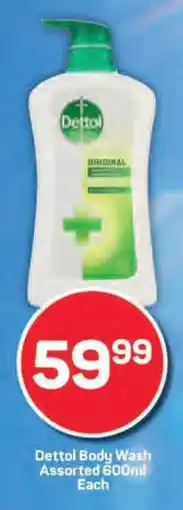 Pick n Pay Dettol Body Wash Assorted 600ml Each offer