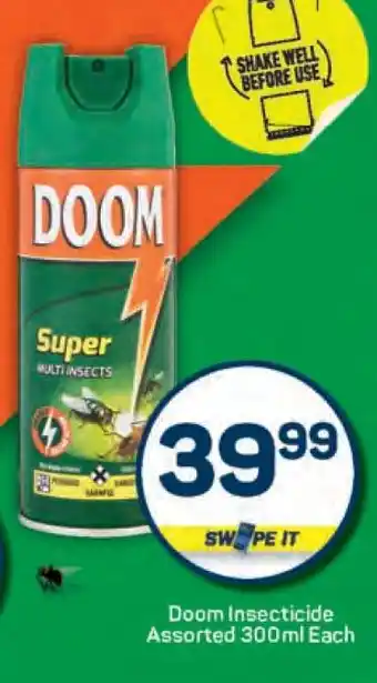 Pick n Pay Doom Insecticide Assorted-300ml Each offer