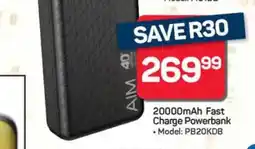 Pick n Pay 20000mAh Fast Charge Powerbank offer
