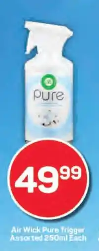 Pick n Pay Air Wick Pure Trigger Assorted 250ml Each offer