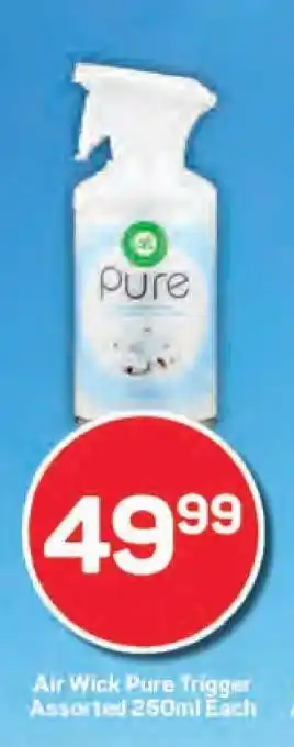 Pick n Pay Air Wick Pure Trigger Assorted 250ml Each offer