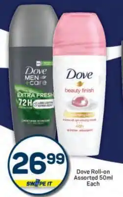 Pick n Pay Dove Roll-on Assorted 50ml Each offer