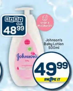 Pick n Pay Johnson's Baby Lotion-500ml offer