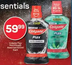 Pick n Pay Colgate Plax Mouthwash Assorted-500ml Each offer