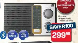 Pick n Pay Portable 4-Band Radio - Model: ICF10DB offer