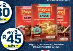 Pick n Pay Royco Dry Instant Gravy, Marinade or Sauce Assorted 32-39g offer
