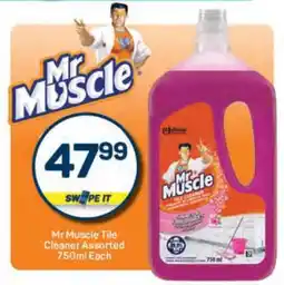 Pick n Pay Mr Muscle Tile Cleaner Assorted-750ml Each offer