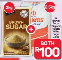 Pick n Pay Hypermarket PnP Brown Sugar 2kg and Huletts White Sugar 2.5kg offer