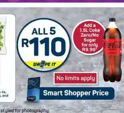 Pick n Pay Hypermarket Coke Zero/No Sugar 1.5L offer