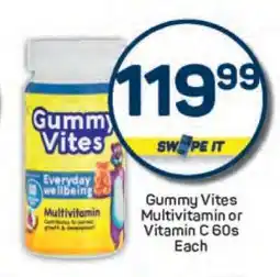Pick n Pay Gummy Vites Multivitamin or Vitamin C 60s offer