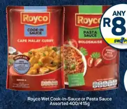 Pick n Pay Royco Wet Cook-In-Sauce or Pasta Sauce Assorted 400/415g offer