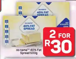Pick n Pay Hypermarket no name 40% Fat Spread 500g offer