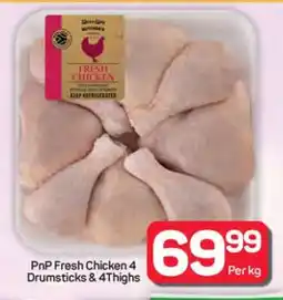 Pick n Pay Hypermarket PnP Fresh Chicken 4 Drumsticks & 4 Thighs offer