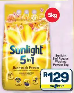 Pick n Pay Hypermarket Sunlight 5in1 Regular Washing Powder 5kg offer