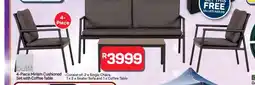 Pick n Pay Hypermarket 4-Piece Miriam Cushioned Set with Coffee Table offer