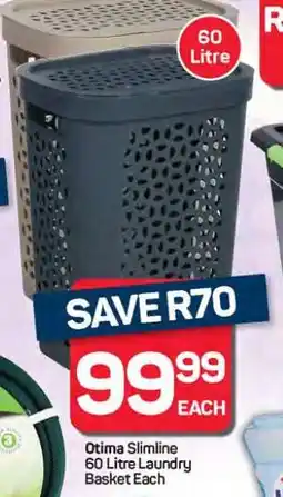 Pick n Pay Hypermarket Otima Slimline 60 Litre Laundry Basket offer