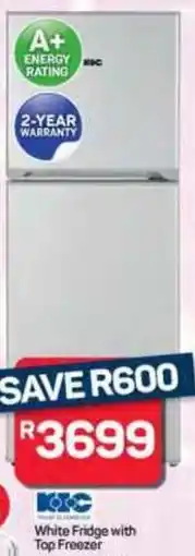 Pick n Pay Hypermarket KIC White Fridge with Top Freezer offer