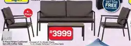 Pick n Pay Hypermarket Outfit 4-Piece Miriam Cushioned Set with Coffee Table offer