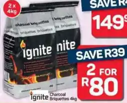 Pick n Pay Hypermarket Ignite Charcoal Briquettes offer