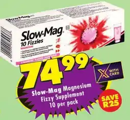 Shoprite Slow-Mag Magnesium Fizzy Supplement offer