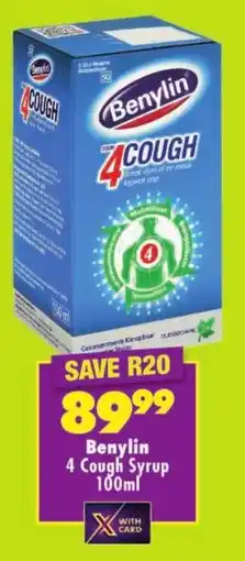 Shoprite Benylin 4 Cough Syrup offer