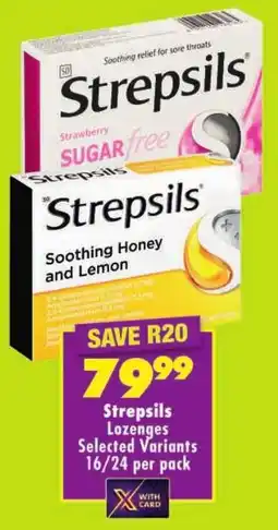 Shoprite Strepsils Lozenges offer