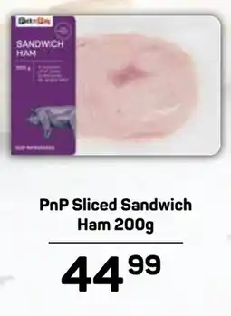 Pick n Pay Hypermarket PnP Sliced Sandwich Ham offer