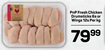 Pick n Pay Hypermarket PnP Fresh Chicken Drumsticks or Wings offer