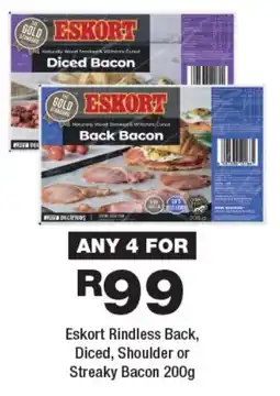 OK urban Eskort Rindless Back, Diced, Shoulder or Streaky Bacon offer