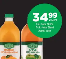 OK urban Fair Cape 100% Fruit Juice Blend Asstd. offer