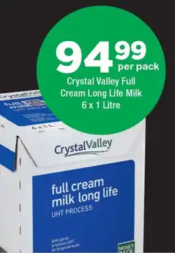 OK urban Crystal Valley Full Cream Long Life Milk offer