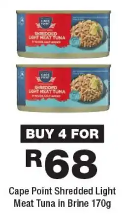 OK urban Cape Point Shredded Light Meat Tuna in Brine offer