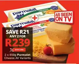Checkers Parmalat Cheese All Variants offer