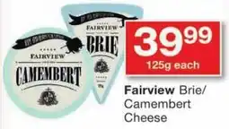 Checkers Fairview Brie/ Camembert Cheese offer