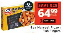 Checkers Sea Harvest Frozen Fish Fingers offer